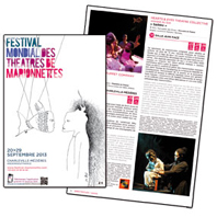 Festival Mondial des Theatres de Marionnettes 2013